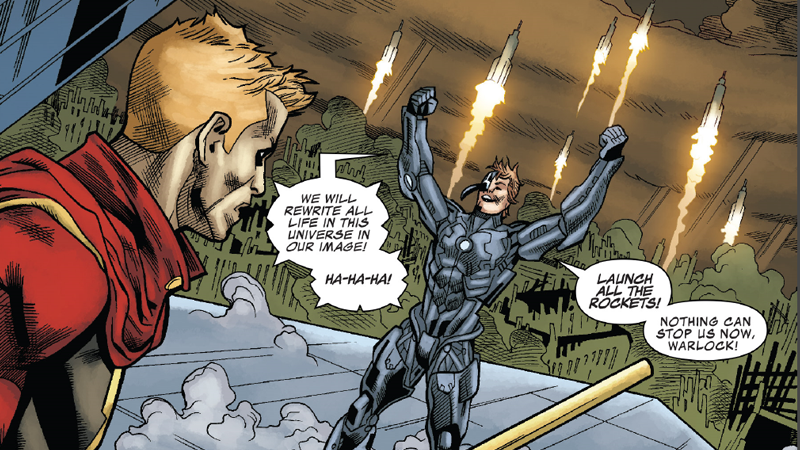 Oh, by the way, Ultron is half-Hank-Pym as well as being totally insane again. Just in case you missed that.